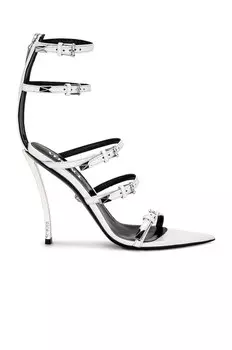 Туфли Versace Pin Point, цвет Optical White & Palladium