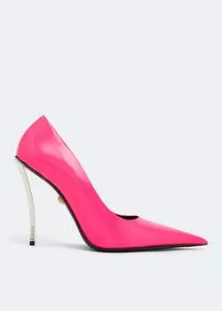 Туфли VERSACE Pin-point pumps, розовый