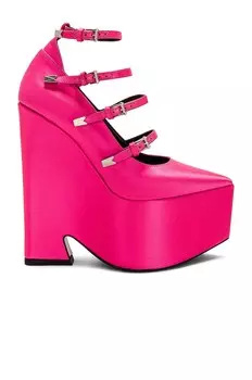 Туфли Versace Tempest, цвет Tropical Pink & Palladium