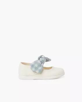 Туфли Vichy Mary Janes для девочек на застежке-липучке Pisamonas, светло-синий
