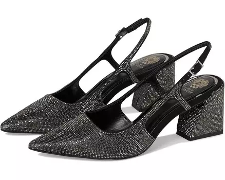 Туфли Vince Camuto Sindreea Rhinestone Block Heel Slingback Pump, цвет Anthracite