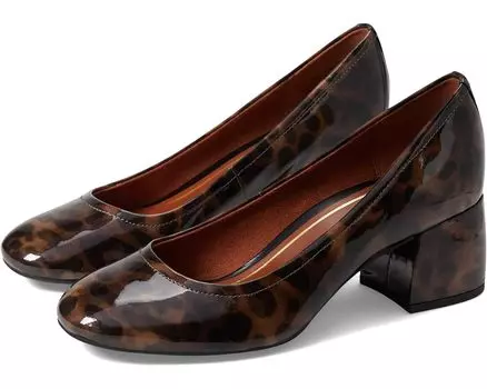 Туфли VIONIC Carmel, цвет Black Leopard Patent