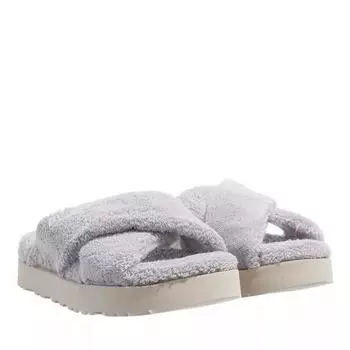 Туфли w fuzz sugar terry cross slide metal Ugg, серый
