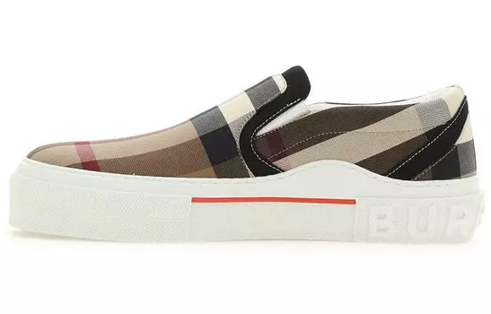 Туфли в клетку Burberry Exaggerated, коричневый