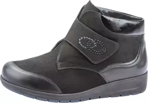 Туфли Waldlufer на липучке "Mimi", ширина M, черный