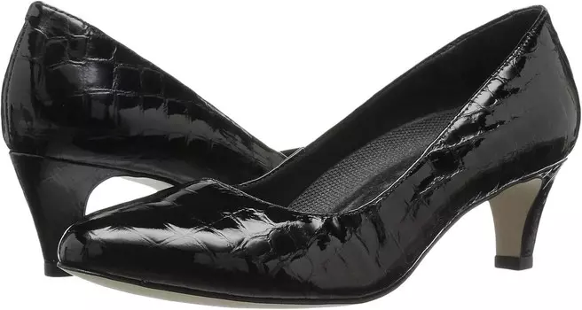 Туфли Walking Cradles Joy, цвет Black Patent Crocco