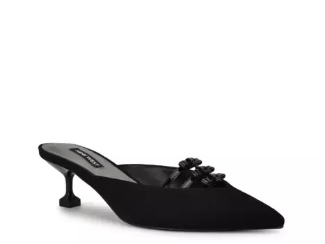 Туфли Weeka Pump Nine West, цвет blacksyntheticsuede_syntheticpatent
