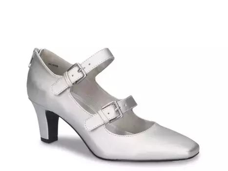 Туфли Willis Mary Jane Pump Easy Street, серебряный