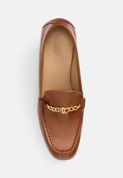 Туфли WINSLET BURNISHED LEATHER PUMP Ralph Lauren, цвет Deep Saddle Tan