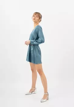 Туфли Wojas, серебристого цвета