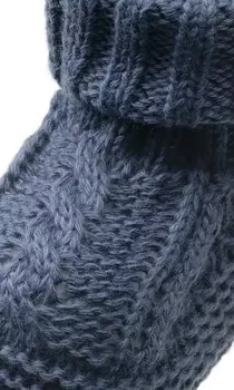 Туфли вязаные синие 0-3 мес 1 шт. ALANA