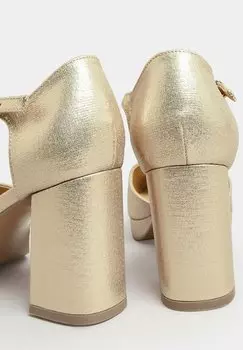 Туфли Yours Clothing, золото