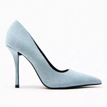 Туфли Zara Denim High-heel, голубой