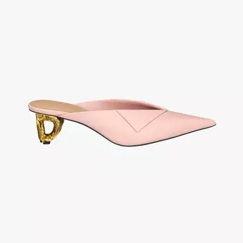 Туфли Zara Metallic Heel - Limited Edition, бежевый