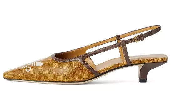 Туфли женские Adidas Originals x Gucci High Heels, коричневый