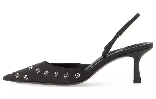 Туфли женские Alexander Wang Delphine на высоком каблуке, черный