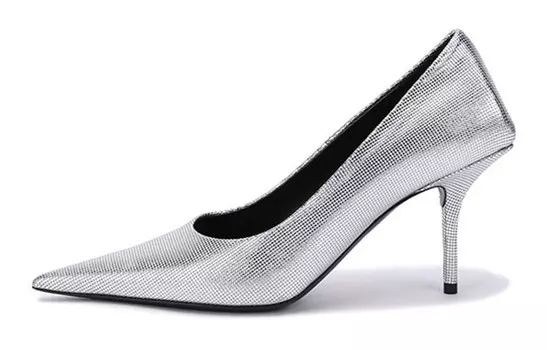 Туфли женские Balenciaga, серебристый