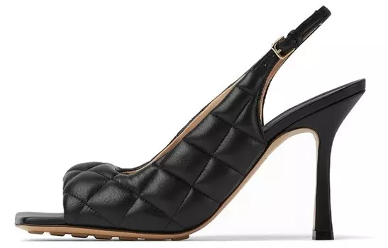 Туфли женские Bottega Veneta мягкие, черный