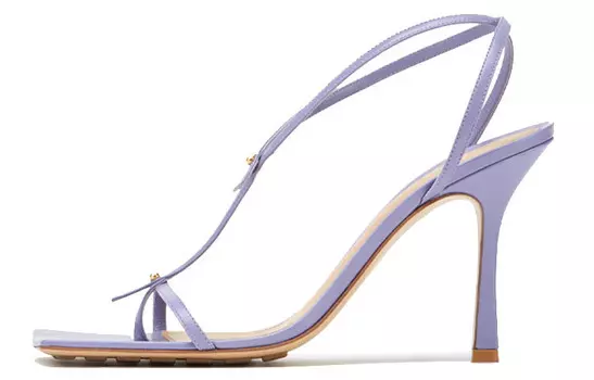Туфли женские Bottega Veneta на высоком каблуке, фиолетовый
