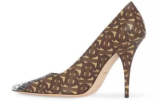 Туфли женские Burberry, кофейный