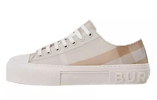 Туфли женские Burberry Low Top Check, бежевый