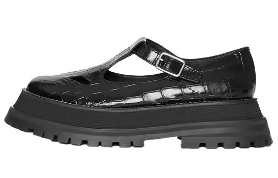 Туфли женские Burberry на высокой подошве, черный