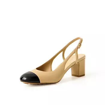 Туфли женские Deep Breath Qianjinhoukong на высоком каблуке, золотой