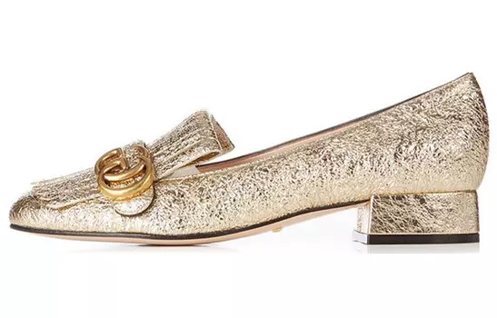 Туфли женские Gucci Mary Jane, золотой