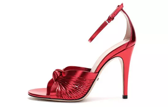 Туфли женские Gucci One-Strap, красный
