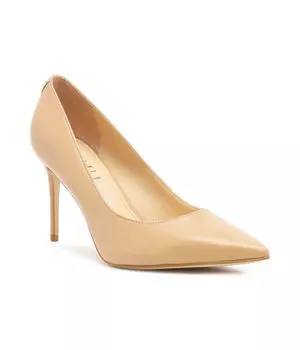 Туфли женские Guess кожаные на шпильке, бежевый