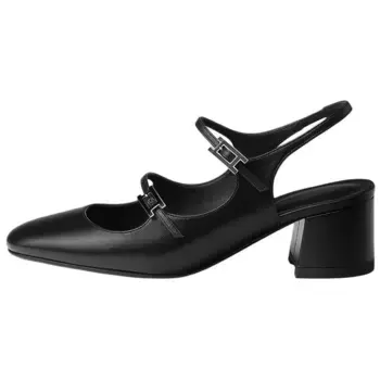 Туфли женские Hermes Mary Jane, черный