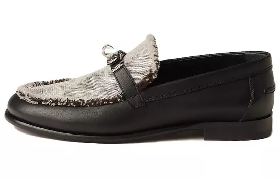 Туфли женские Herms Destin, серый / черный