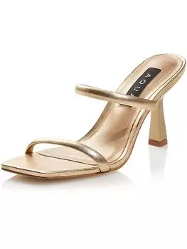 Туфли женские KYLE с открытым носком и высоким каблуком Aqua, золотой