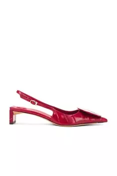 Туфли женские Les Slingbacks Duelo B Jacquemus, темно-красный