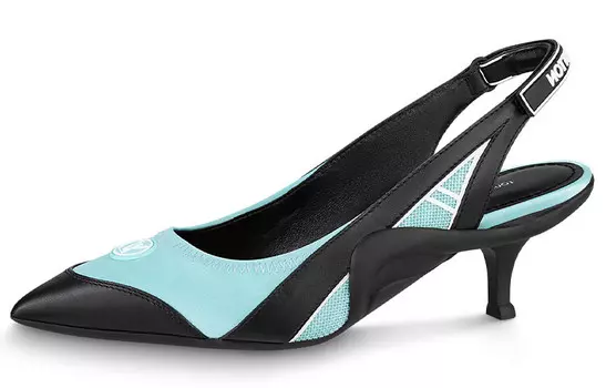 Туфли женские Louis Vuitton High Heels, черный / синий