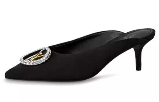 Туфли женские Louis Vuitton Madeleine с пряжкой, черный
