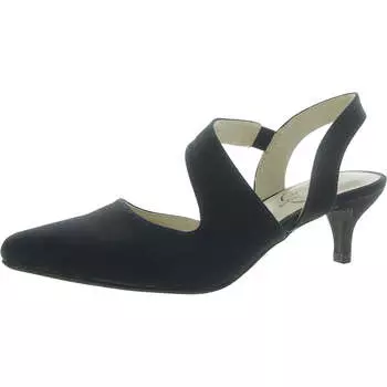 Туфли женские магнитные без шнурков с текстурированным каблуком-рюмочкой LifeStride, цвет lux navy