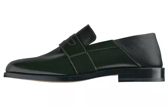 Туфли женские Maison Margiela Tabi, темно-зеленый