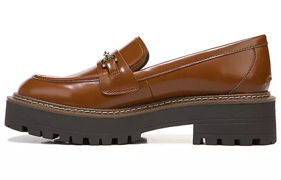 Туфли женские на платформе с низким верхом, темно-коричневые Sam Edelman