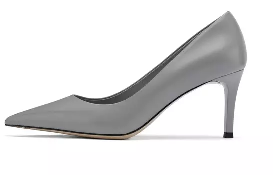 Туфли женские на высоком каблуке 73Hours, серый