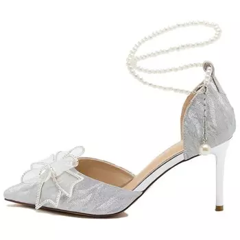 Туфли женские на высоком каблуке Agsdon, золотой