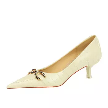 Туфли женские на высоком каблуке Bamiti, цвет Apricot