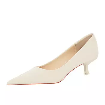 Туфли женские на высоком каблуке Bamiti, хаки