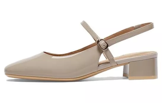 Туфли женские на высоком каблуке Basto, бежевый