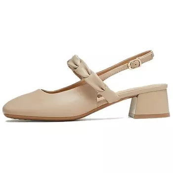 Туфли женские на высоком каблуке Basto, цвет Apricot