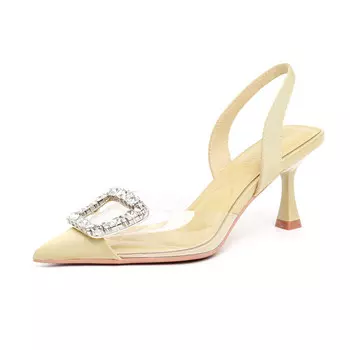 Туфли женские на высоком каблуке Beijiani, цвет Light Yellow