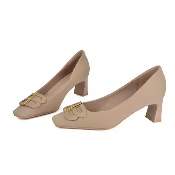 Туфли женские на высоком каблуке Beijiani, хаки