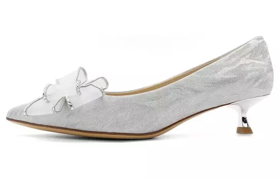 Туфли женские на высоком каблуке Belle, цвет 3.5cm gold-heel