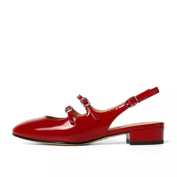 Туфли женские на высоком каблуке Belle, красный