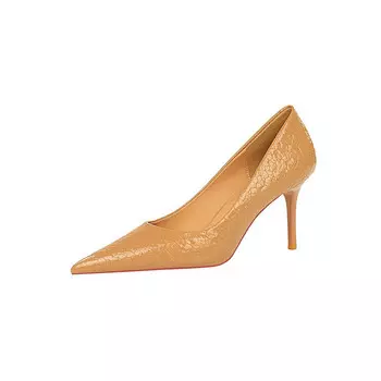 Туфли женские на высоком каблуке Bigtree, белый